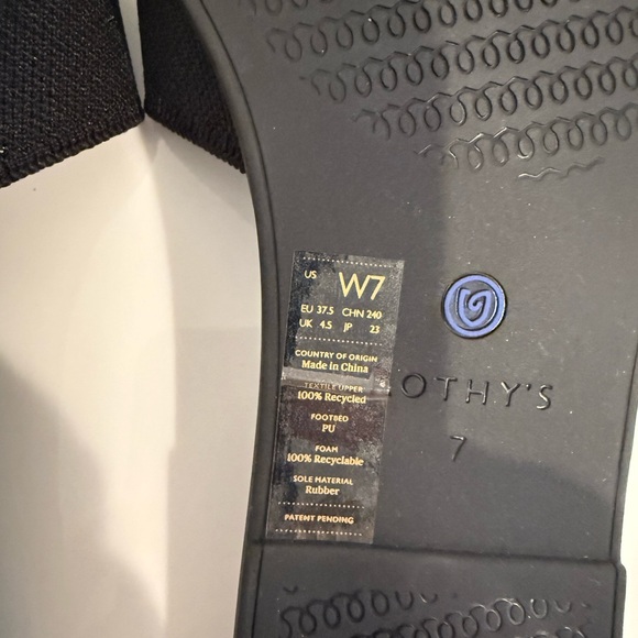 NWT Rothy’s RARE slide sandal Black - Size 7 - Picture 8 of 8